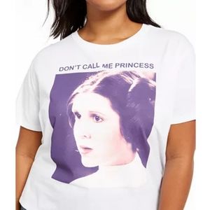 STAR WARS 'DONT CALL ME PRINCESS' GRAPHIC T-SHIRT